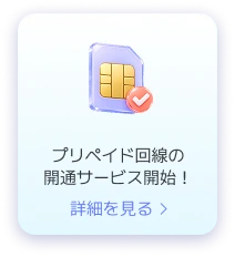 プリペイド開通